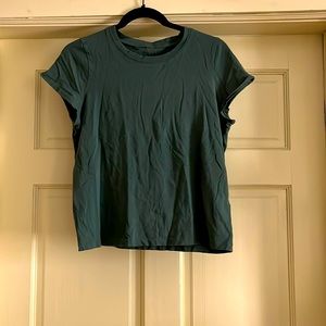 Madewell T-shirt, forest green size Medium